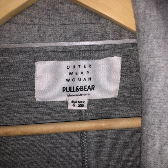 Pull and Bear Gray Coat - Picture 7 of 11
